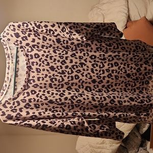 Animal print in brown and beige